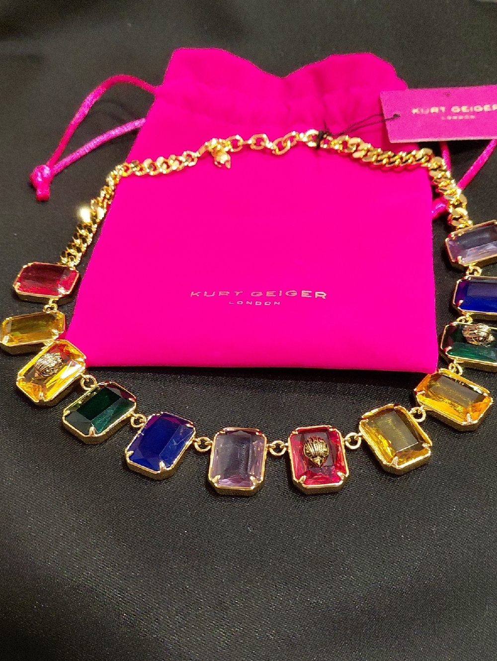 KURT GEIGER  LONDON STONE EAGLE NECKLACE - Picture 3 of 10